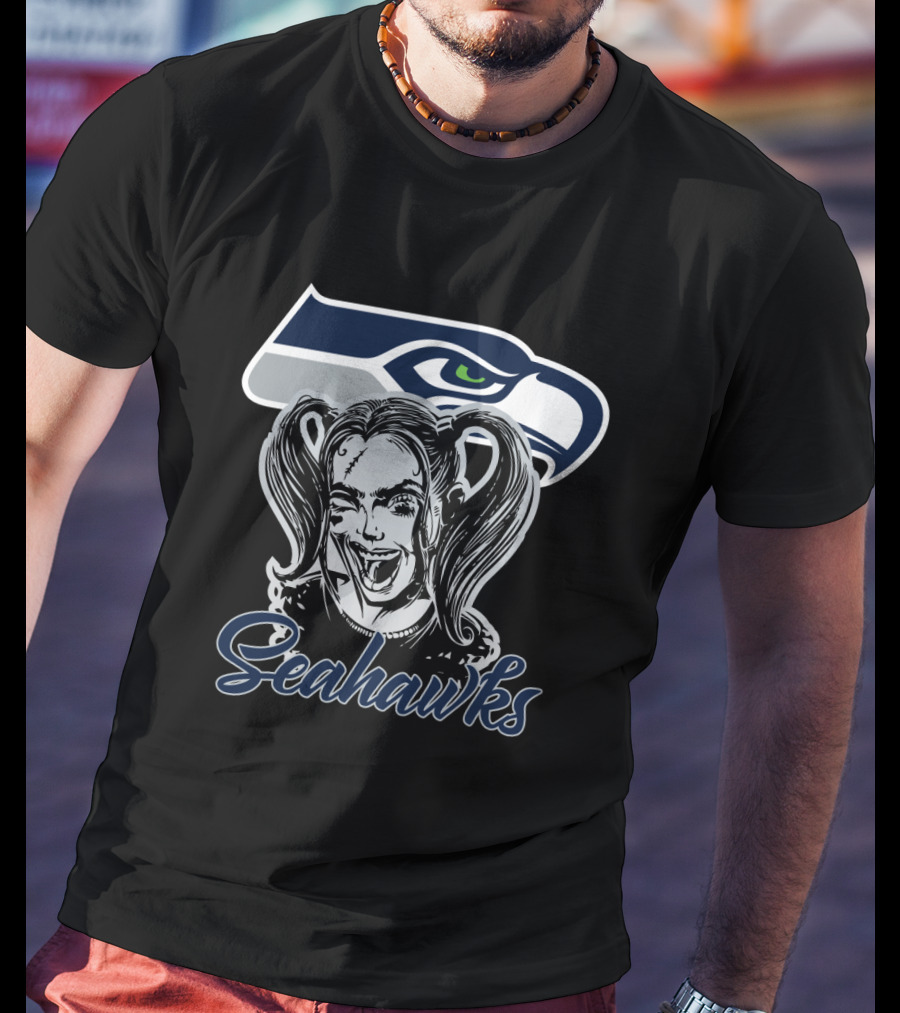 Harley Quinn Seattle Seahawks Fans T-Shirt