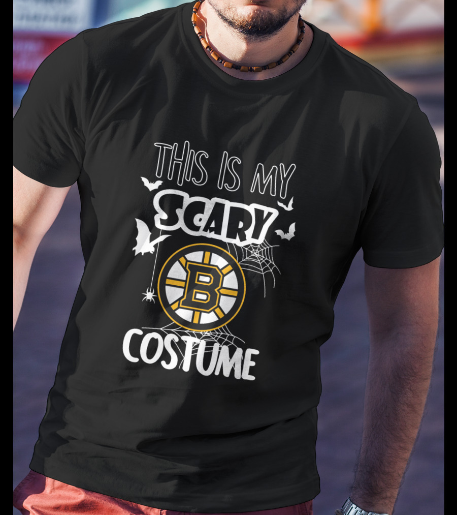 This Is My Scary Boston Bruins Halloween Costume T-Shirt