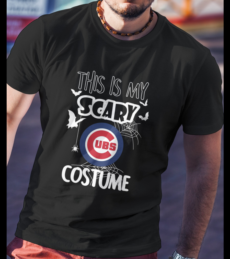 This Is My Scary Chicago Cubs Costume T-Shirt
