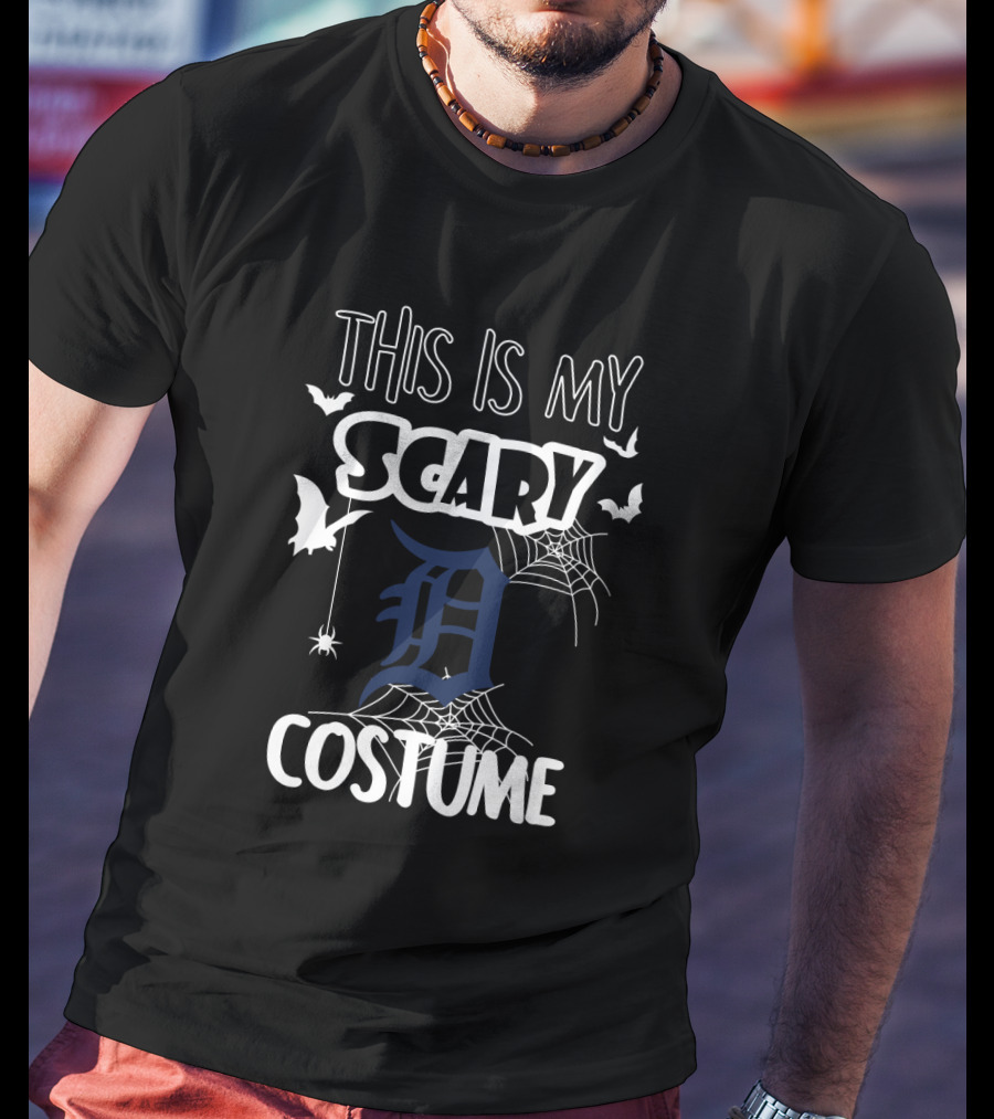 This Is My Scary Costume Detroit Tigers Halloween T-Shirt