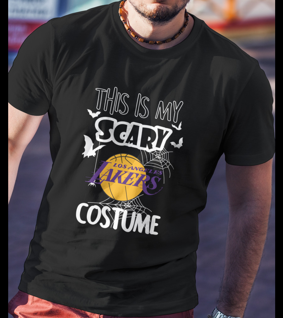 This Is My Scary Los Angeles Lakers Costume T-Shirt