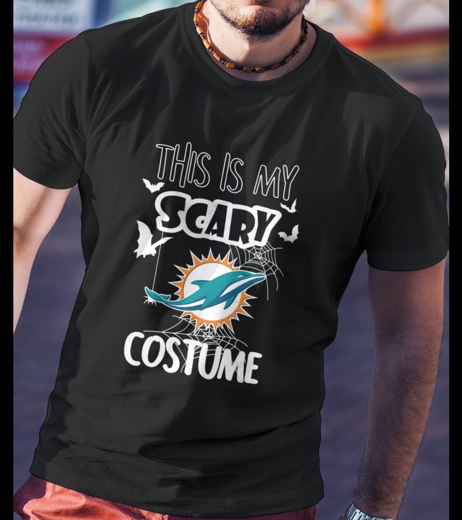 This Is My Scary Miami Dolphins Costume T-Shirt
