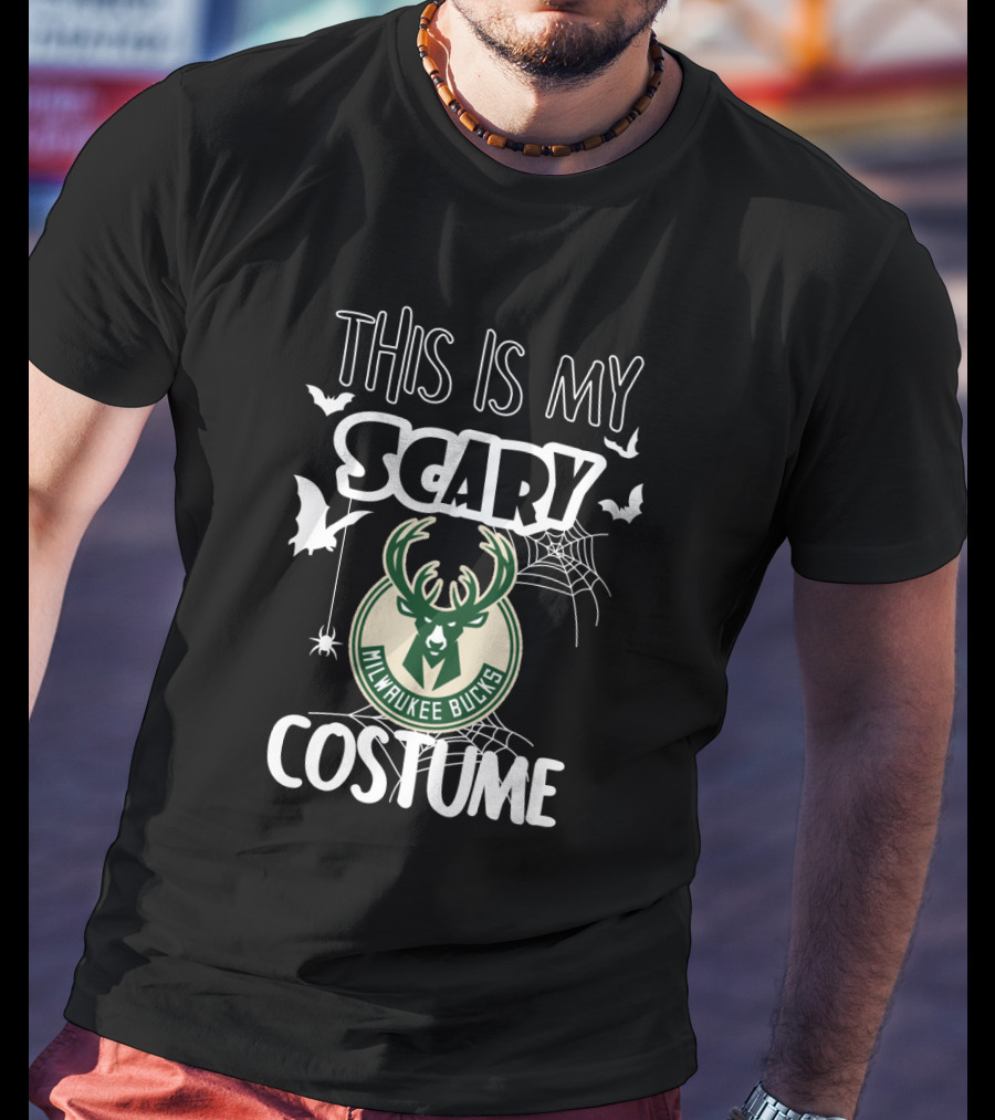 This Is My Scary Milwaukee Bucks Costume T-Shirt