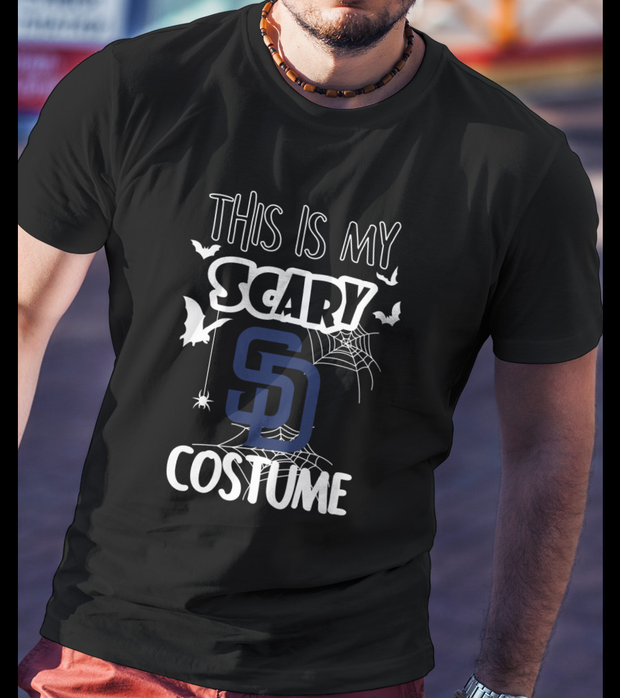 This Is My Scary Costume San Diego Padres Halloween T-Shirt