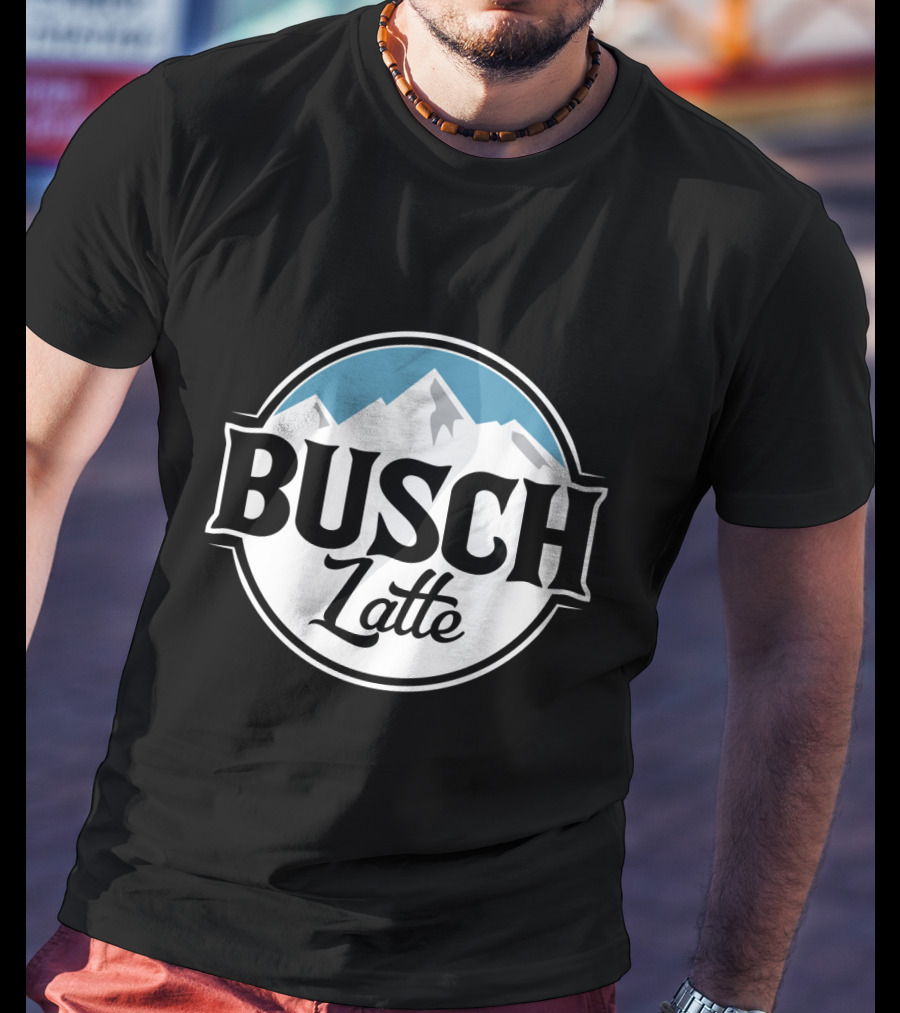 Busch Latte Mountain Parody From Busch Light T-Shirt