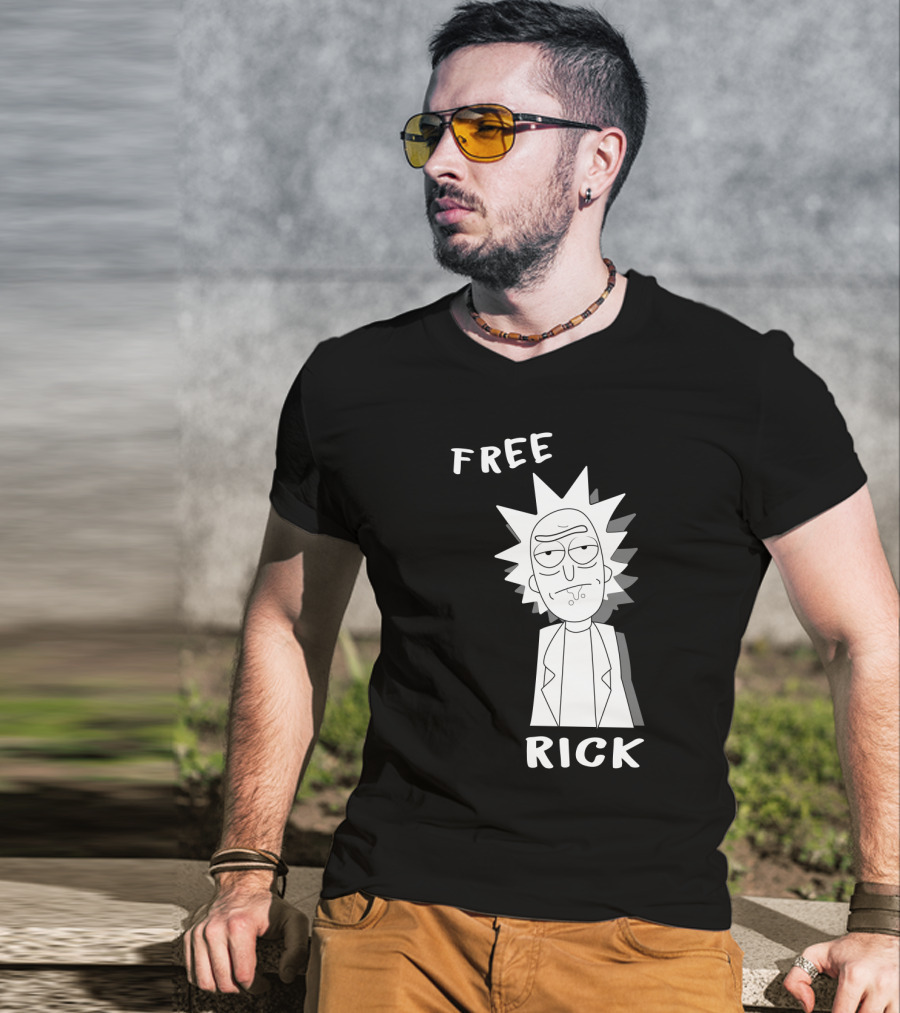 Rick And Morty Fans Unite For Free Rick Movement T-Shirt