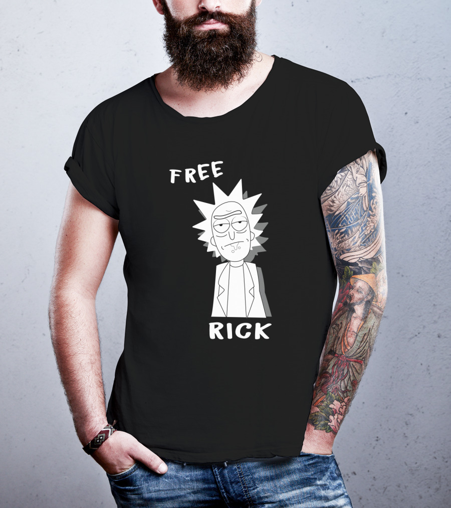 Rick And Morty Fans Unite For Free Rick Movement T-Shirt