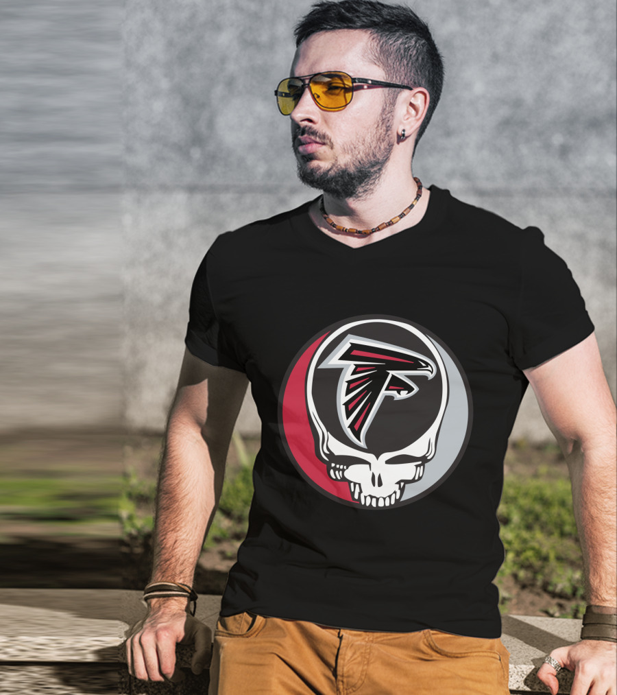 Grateful Dead Steal Your Face Atlanta Falcons Fans T-Shirt