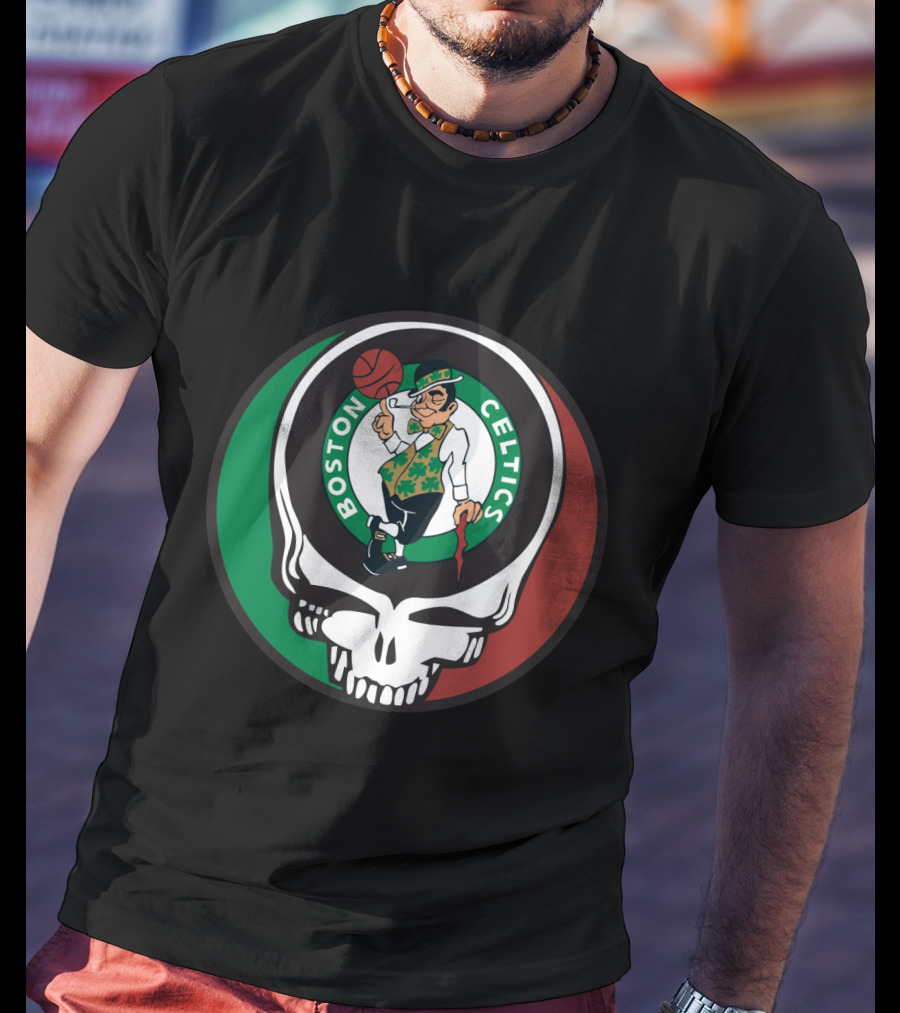 Boston Celtics Grateful Dead Collaboration T-Shirt
