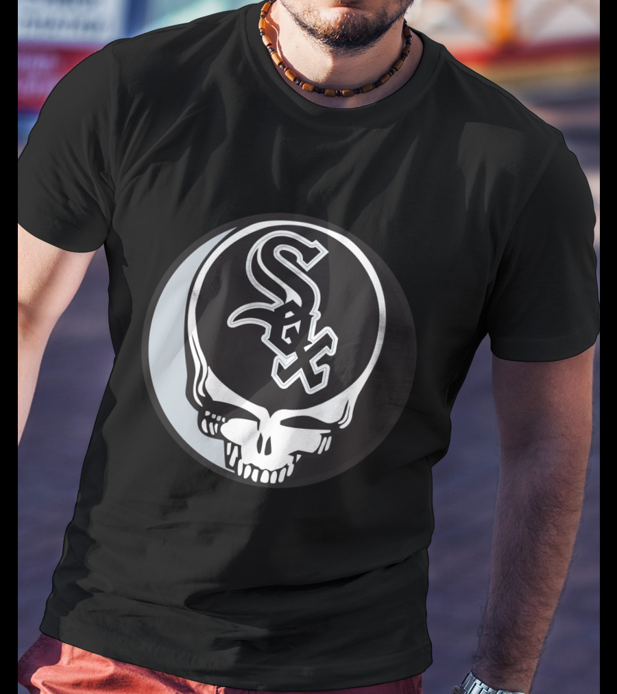 Grateful Dead Steal Your Face Chicago White Sox Fan Mashup T-Shirt