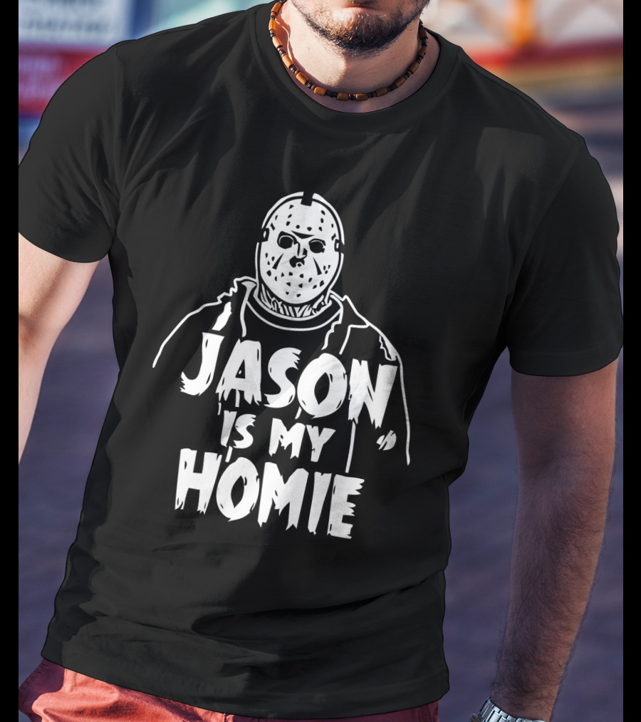 Jason Is My Homie Slasher Mask Hoodie T-Shirt