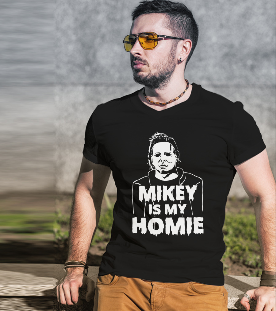 Mikey Is My Homie Halloween Horror Icon T-Shirt