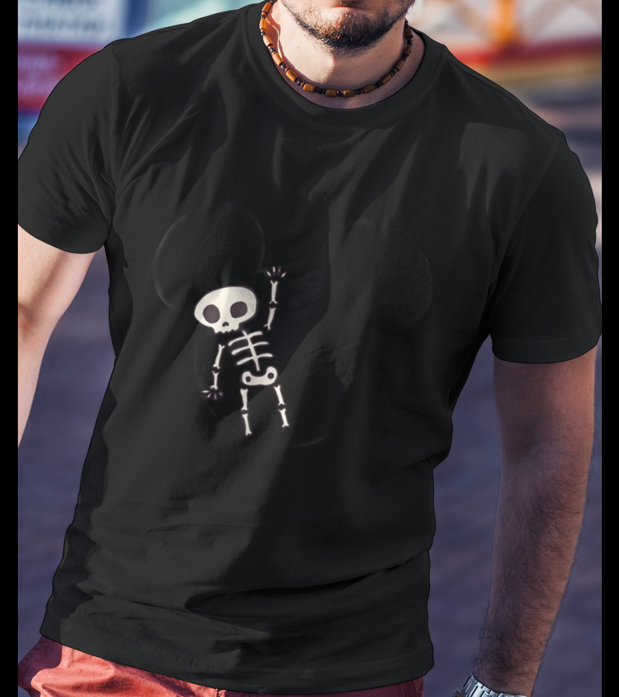 Skeleton Mickey Halloween T T-Shirt