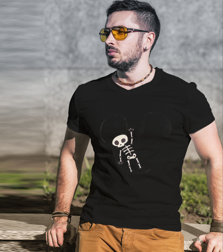 Skeleton Mickey Halloween T T-Shirt
