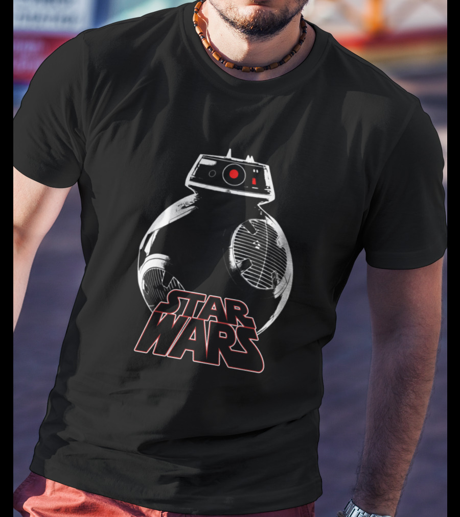 Star Wars BB-9E Droid Monochrome T-Shirt