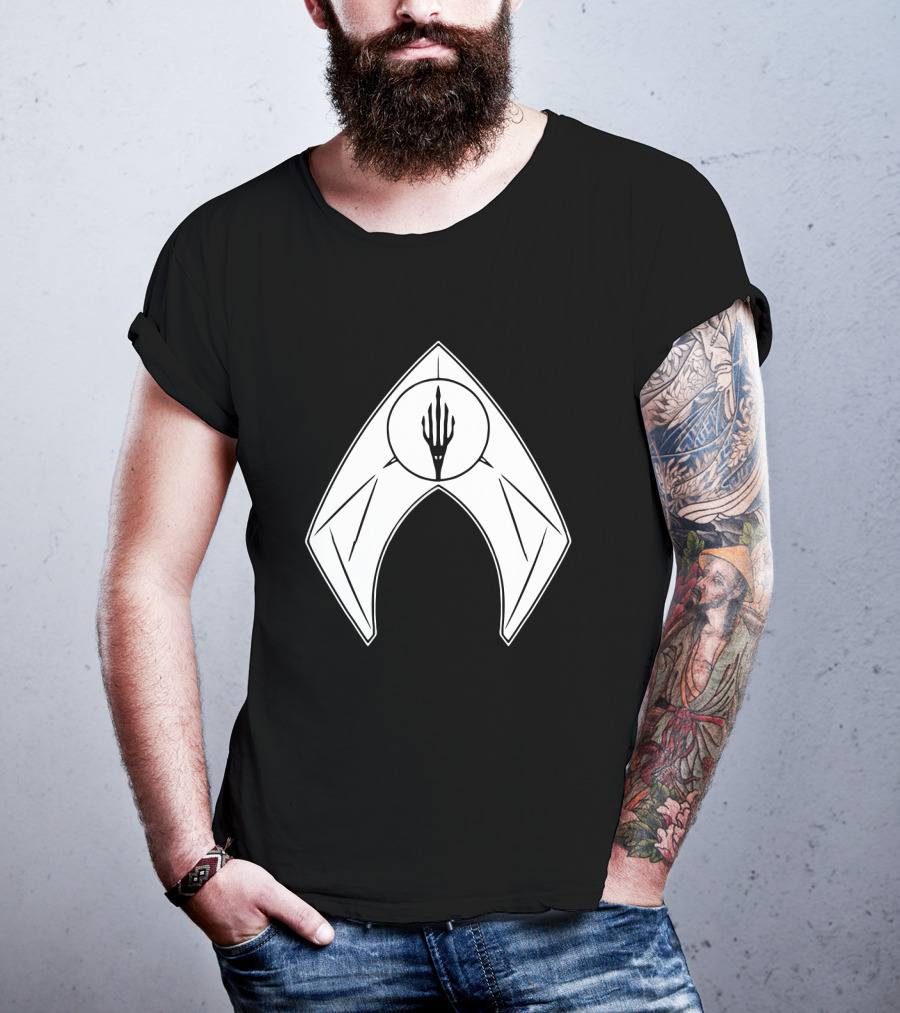 Aquaman Trident Symbol Superhero Icon T-Shirt