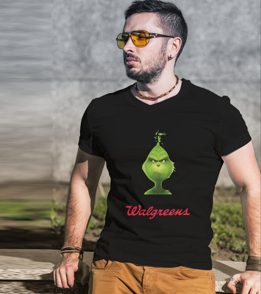 I Used To Smile And Then I Worked At Walgreens Grinch T-Shirt
