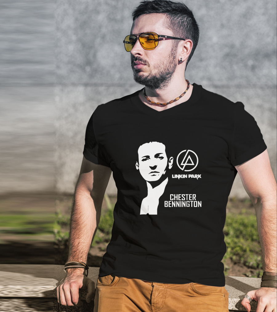 Linkin Park Chester Bennington Iconic Portrait T-Shirt
