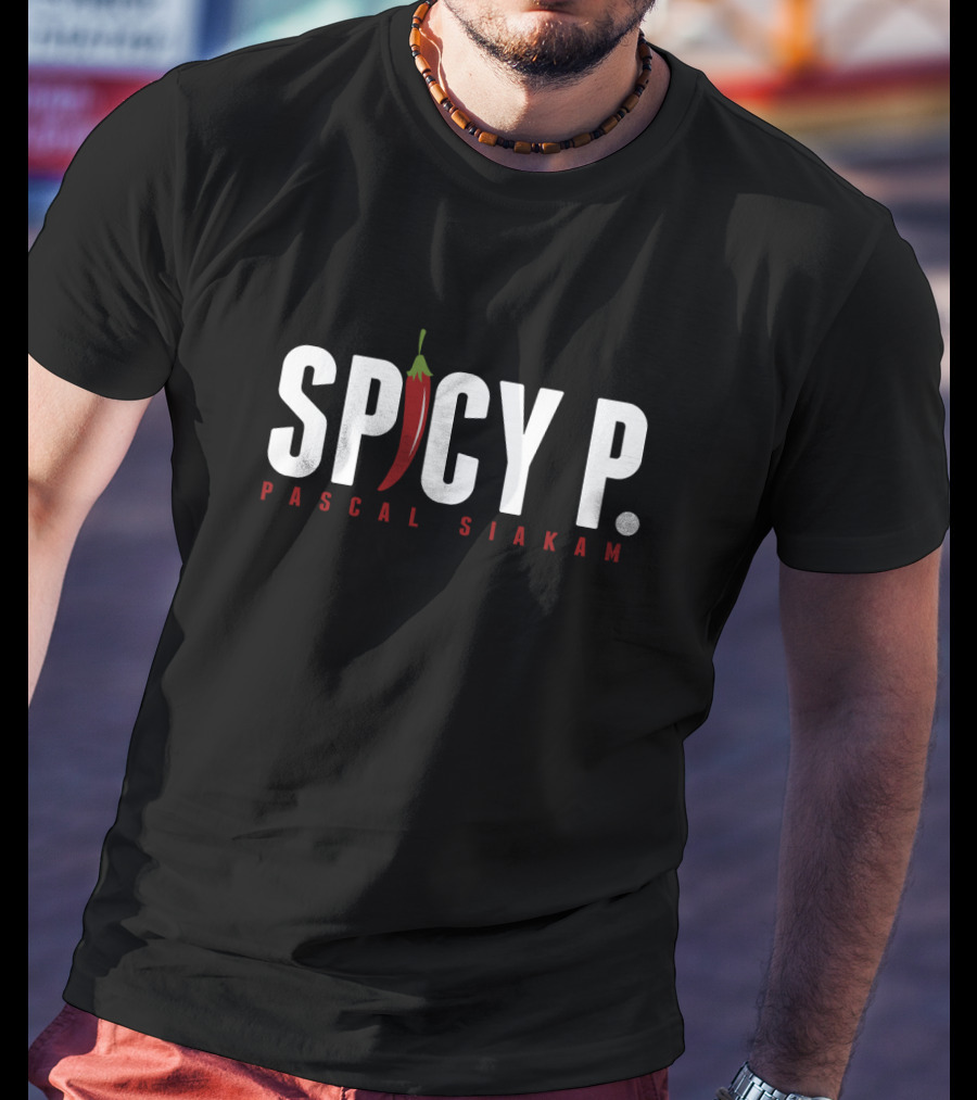 Spicy P Pascal Siakam With Red Chili Pepper T-Shirt