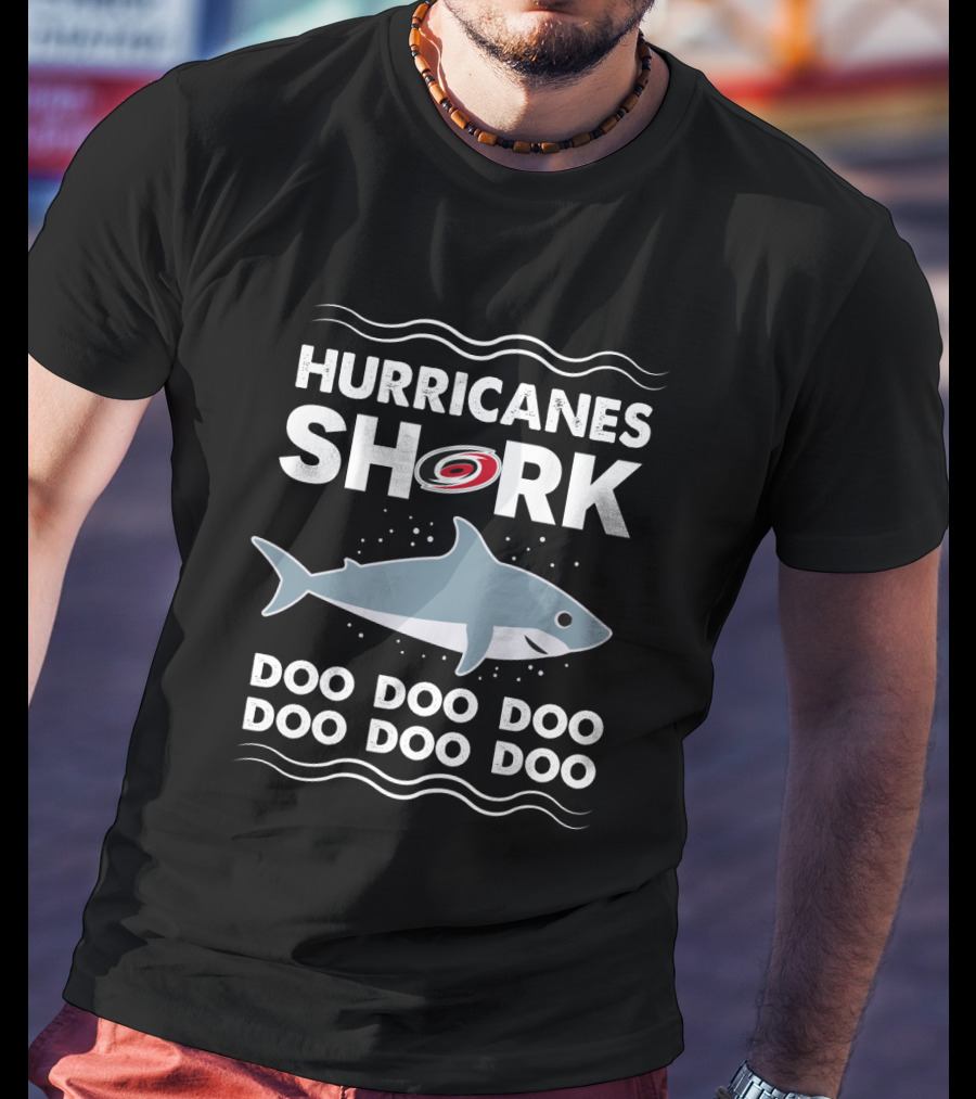 Hurricanes Shark Doo Doo Doo Doo Carolina T-Shirt