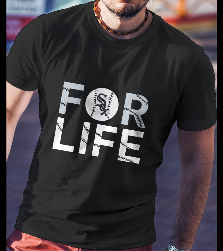 Chicago White Sox Baseball Stitch For Life T-Shirt