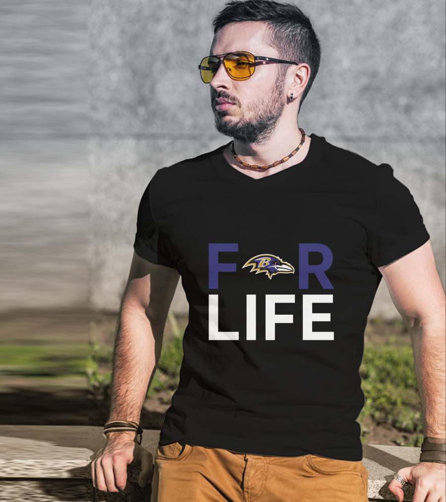 Baltimore Ravens Logo For Life T-Shirt