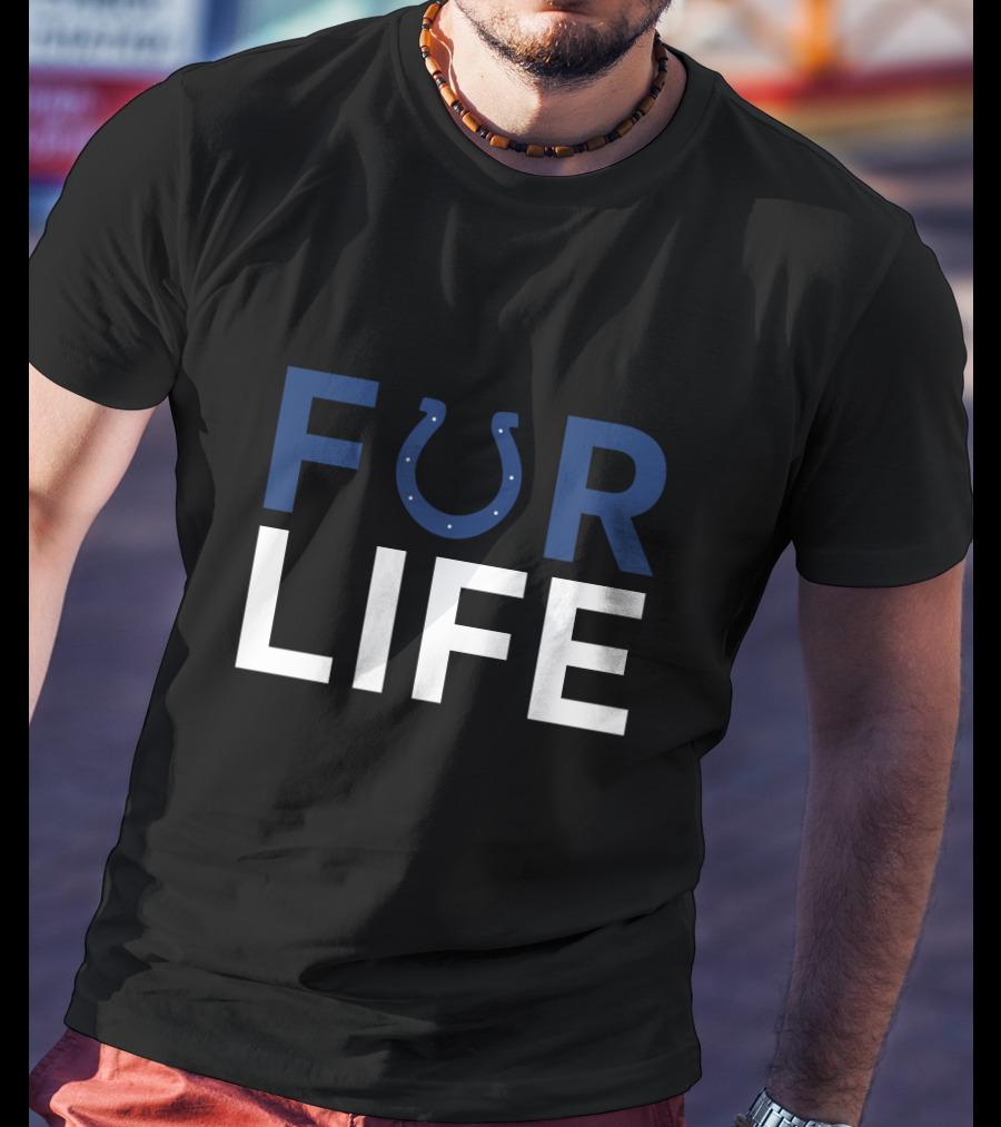 Fur Life Colts Fan Loyalty Indianapolis T-Shirt
