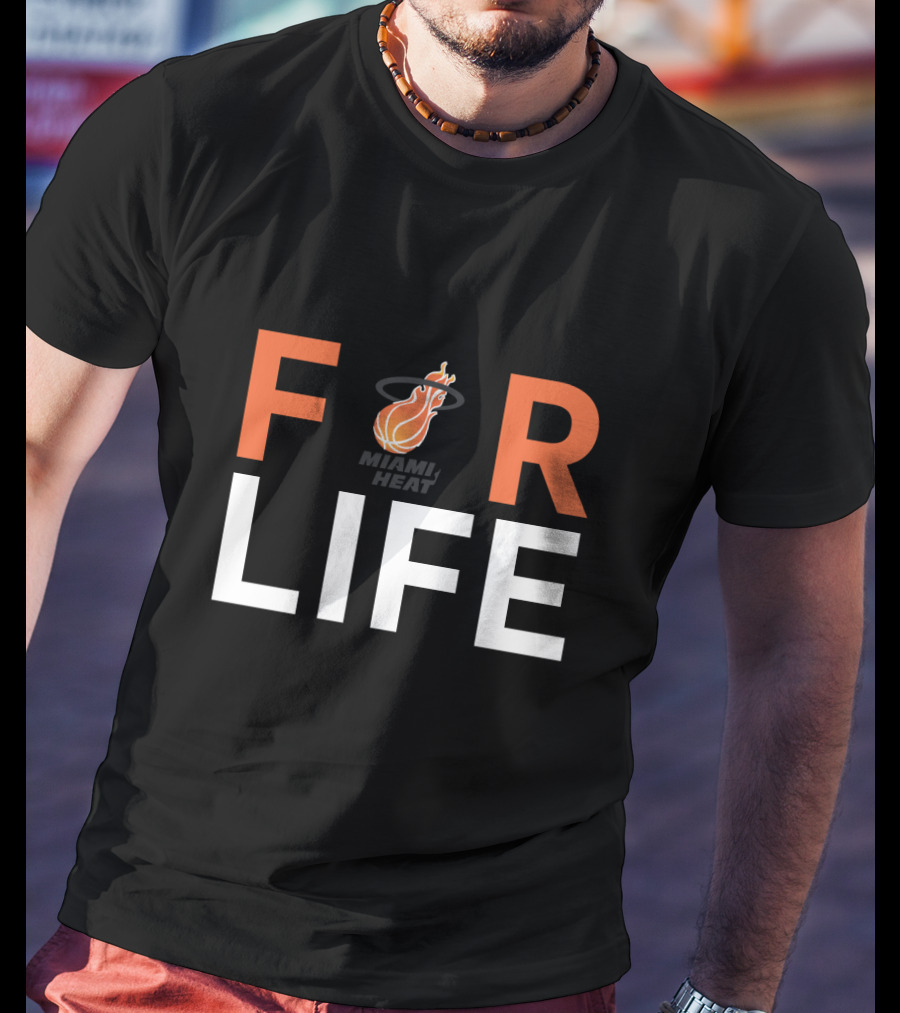 For Life Miami Heat Fans Iconic Basketball T-Shirt
