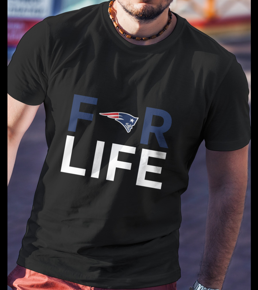 Patriot Logo For Life New England Fans T-Shirt