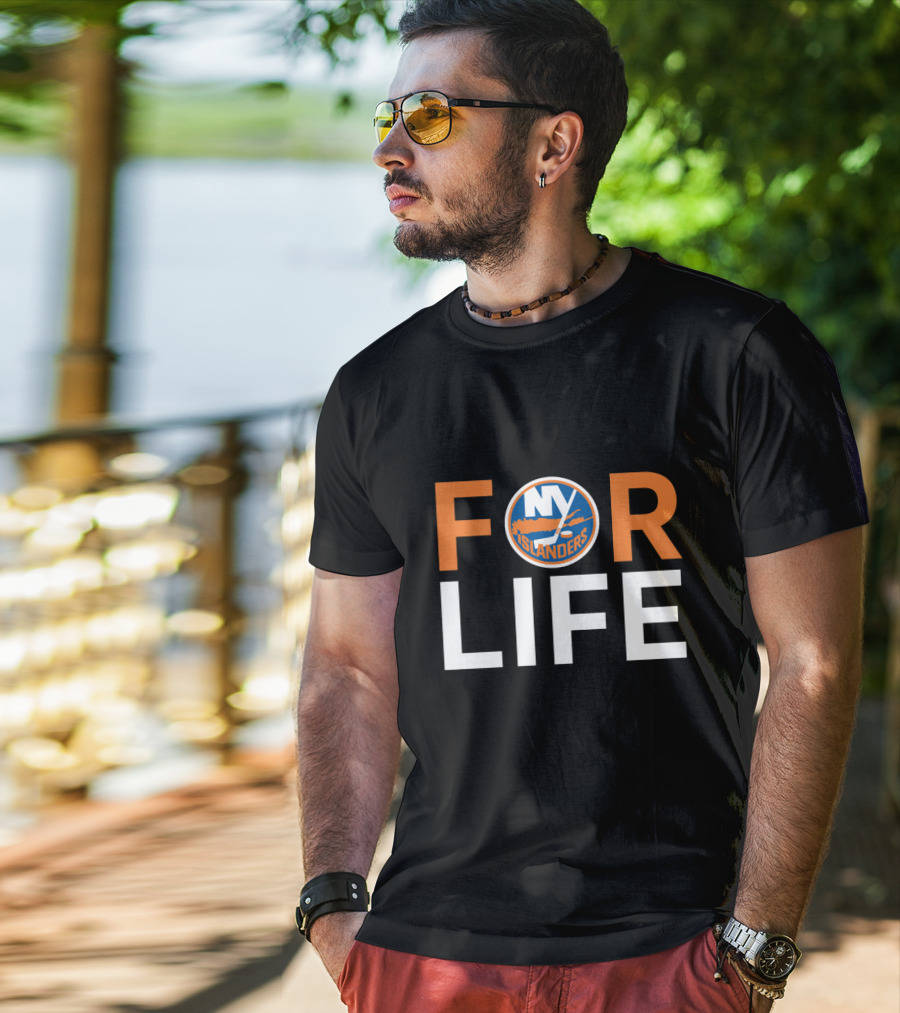 New York Islanders For Life Fan Loyalty T-Shirt