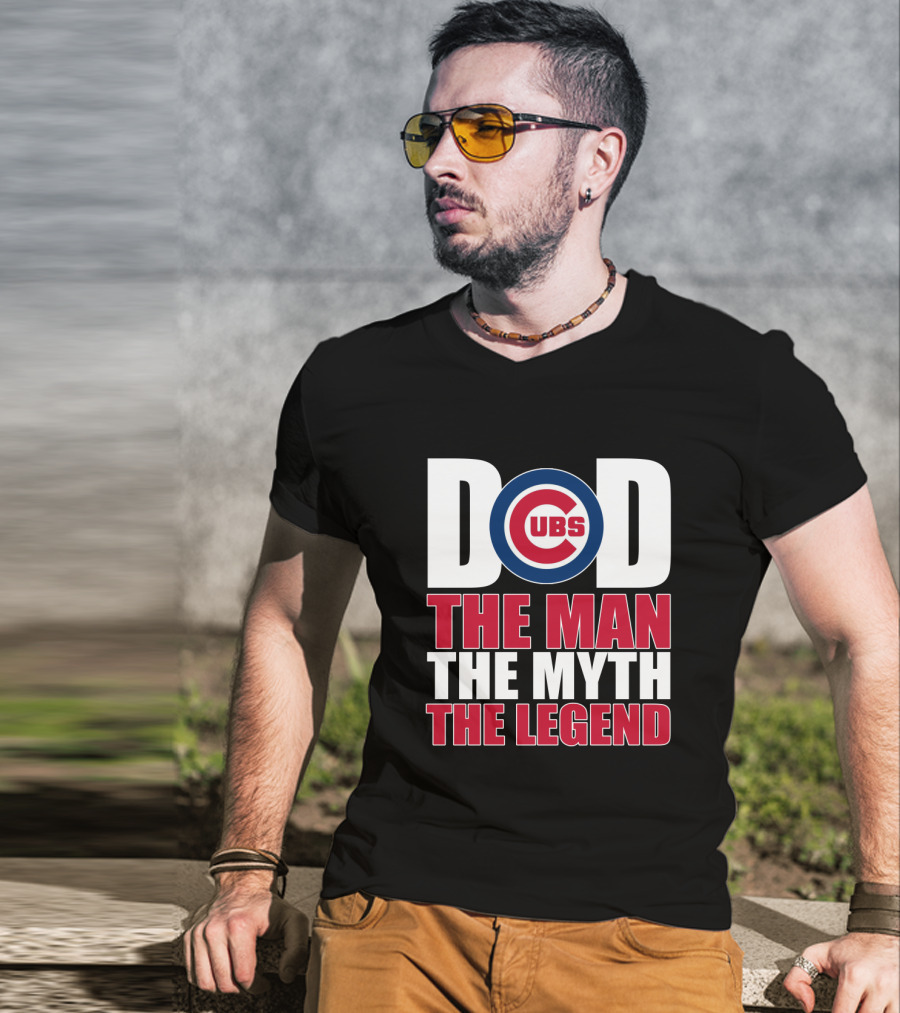 Chicago Cubs Dad The Man The Myth The Legend T-Shirt