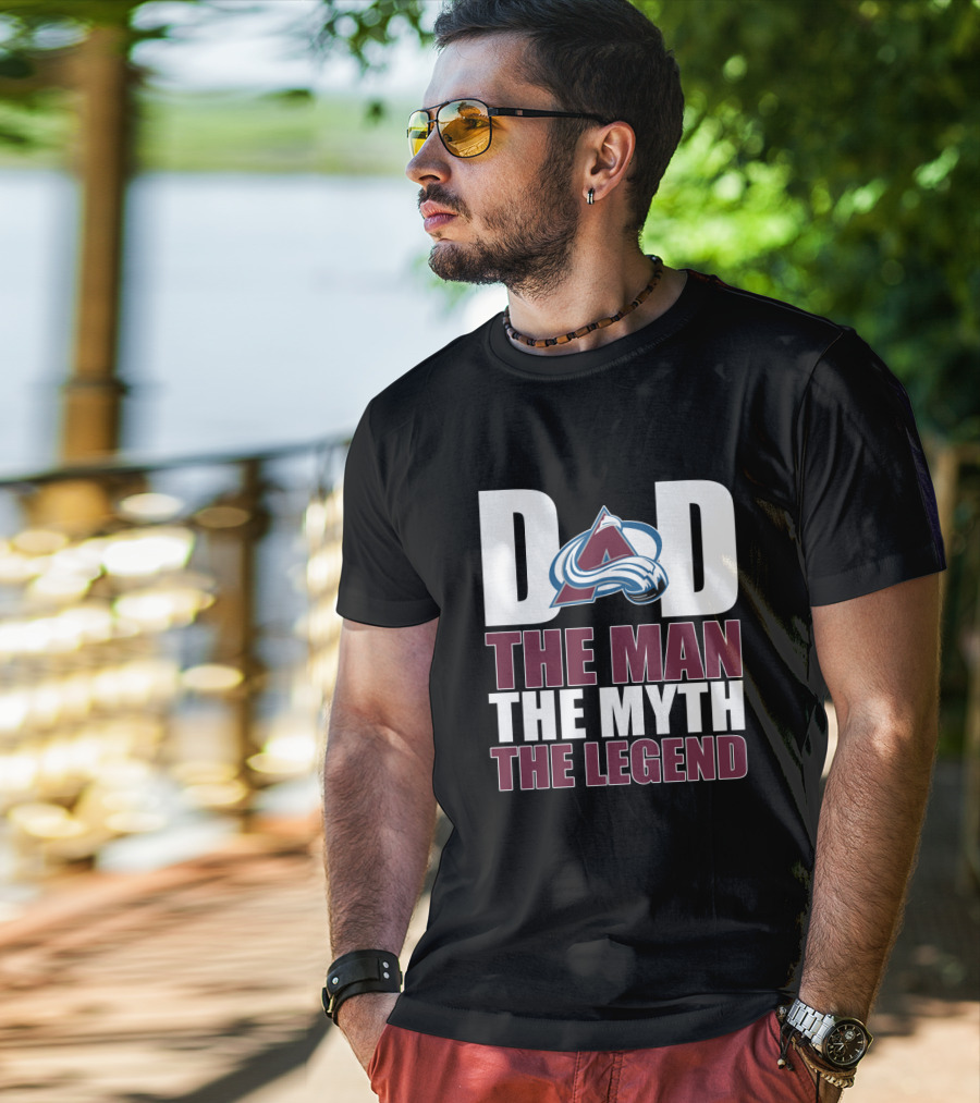 Colorado Avalanche Dad The Man The Myth The Legend T-Shirt