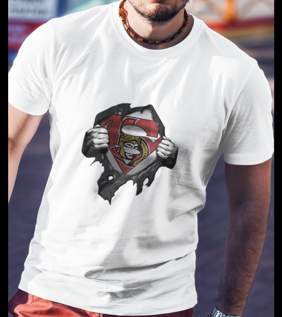 Ottawa Senators Superhero Conceptual Design For Fans T-Shirt