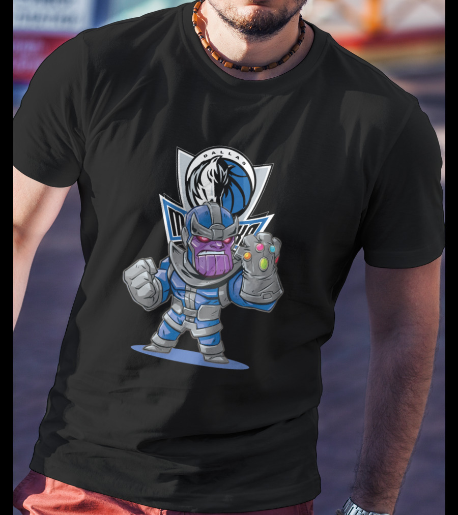 Dallas Mavericks Thanos Fans Crossover T-Shirt