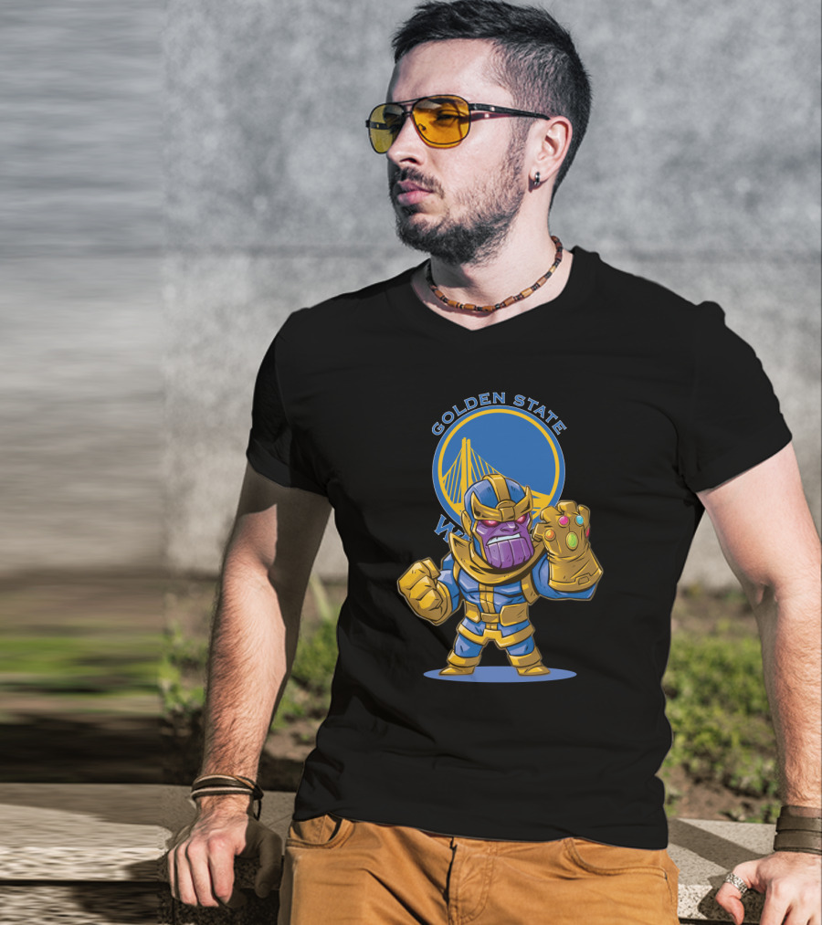 Golden State Warriors Thanos Crossover Fans T-Shirt