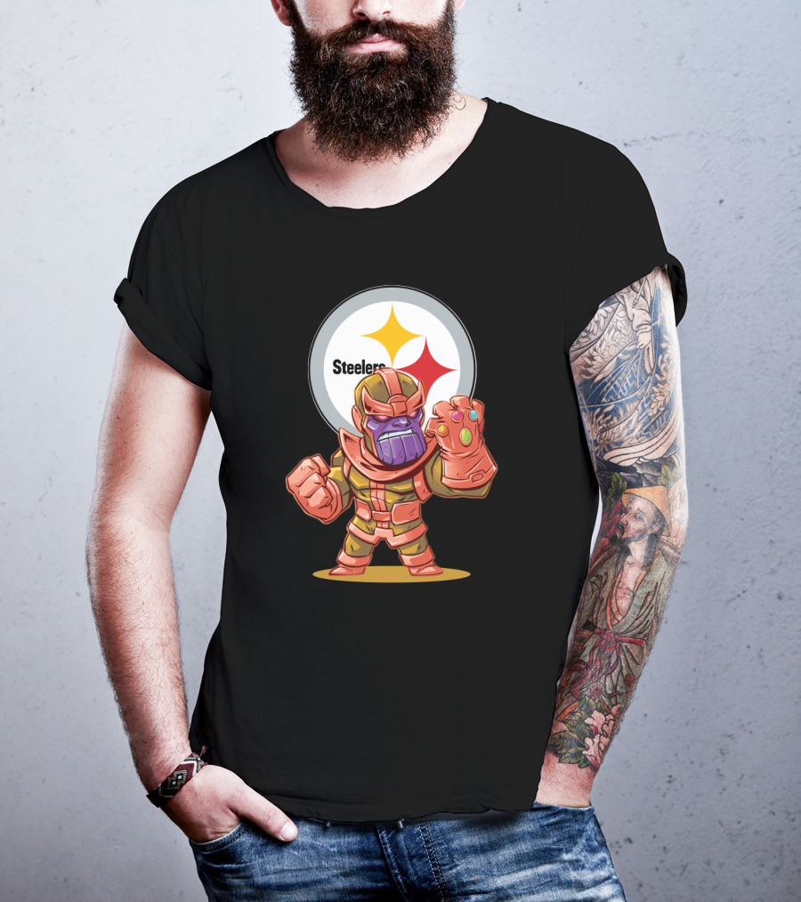 Thanos Steelers Superfan Fusion T-Shirt