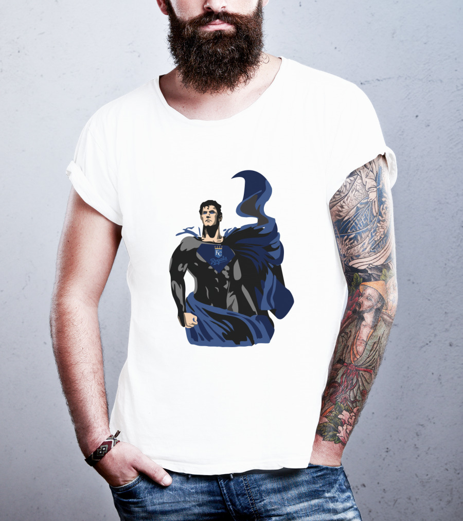 Kansas City Royals Superman Mashup T-Shirt