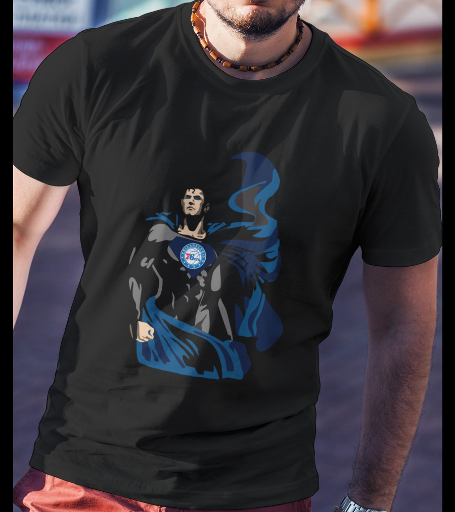Philadelphia 76ers Superman Fans T-Shirt