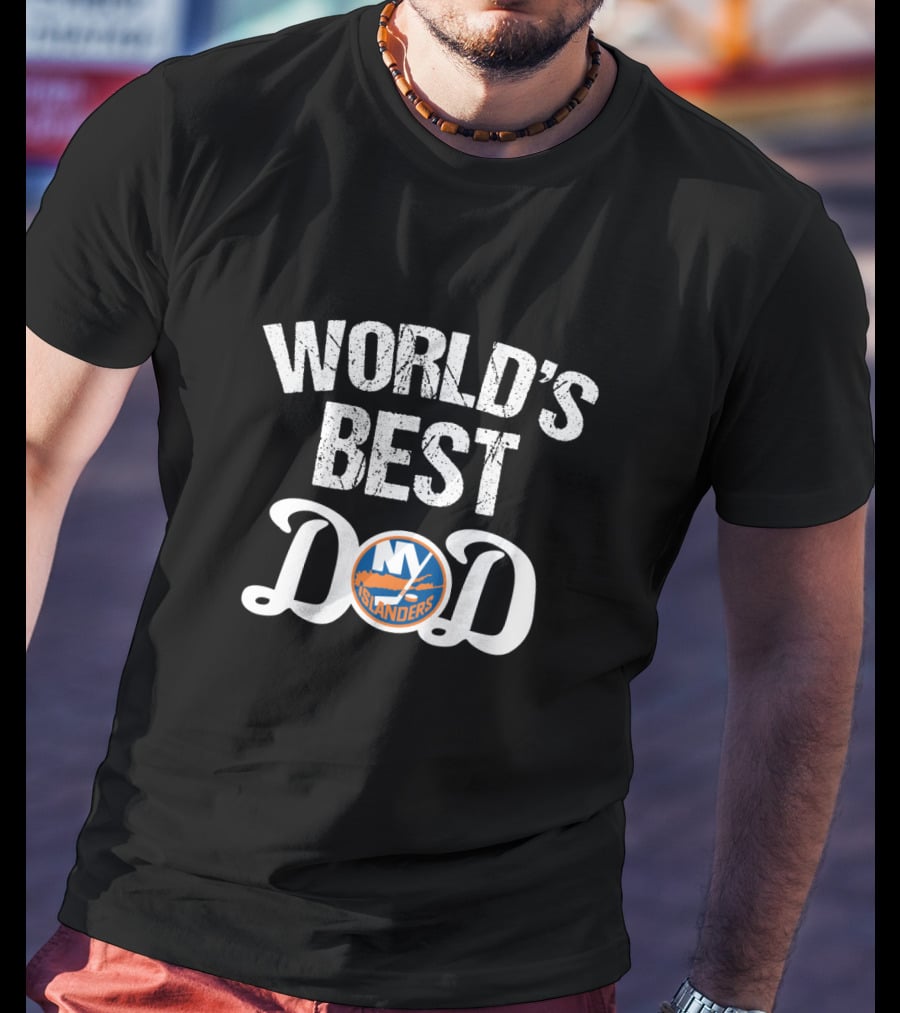 World's Best Ny Islanders Dad T-Shirt