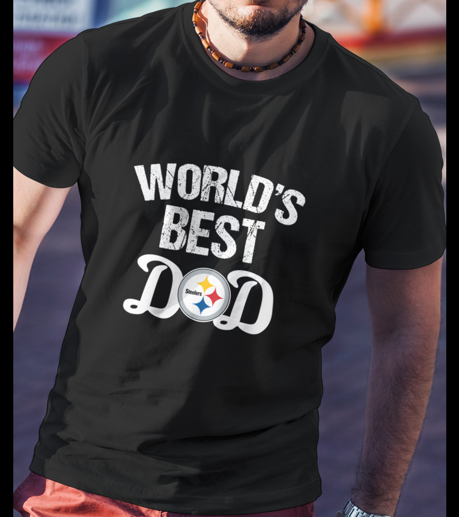 World's Best Steelers Dad T-Shirt