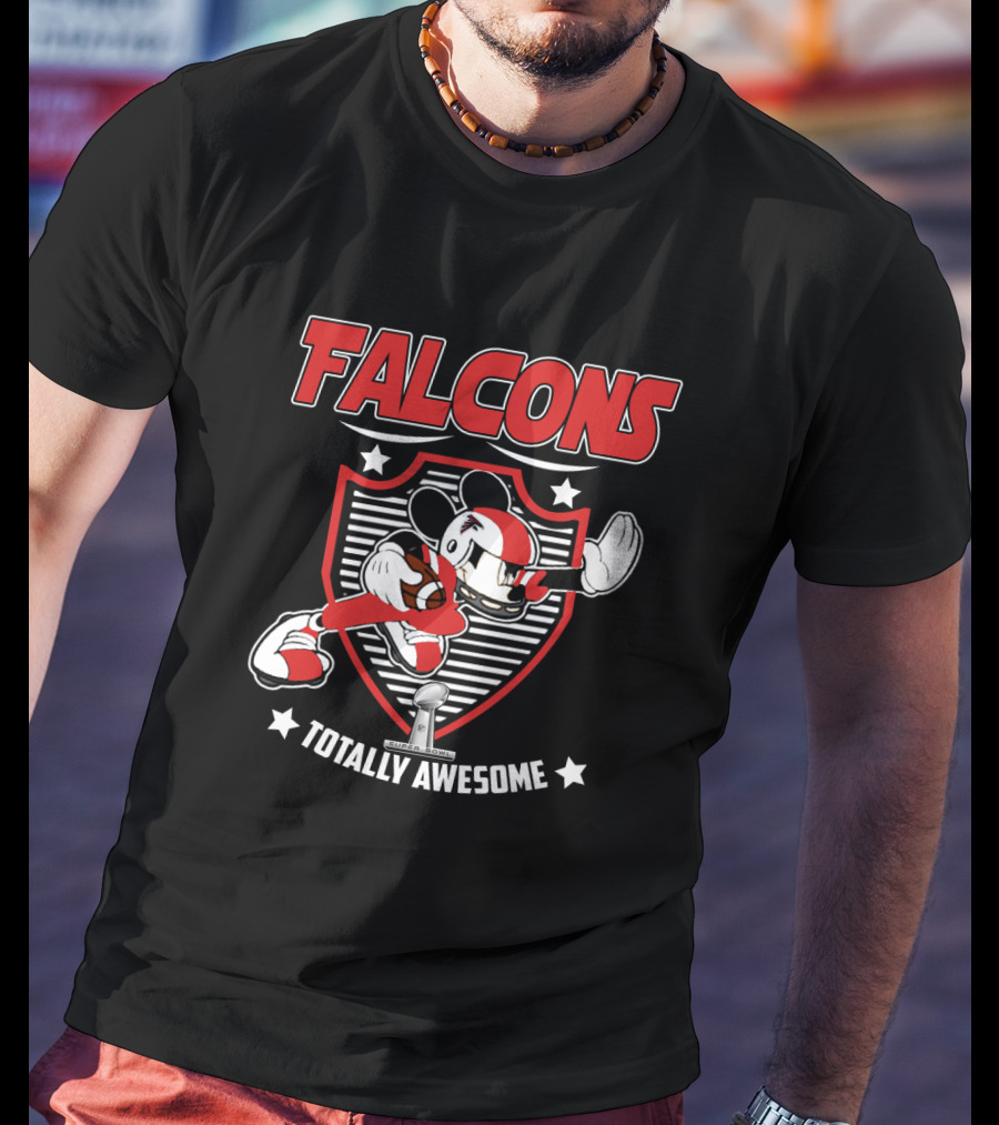 Falcons Totally Awesome Mickey Football Fan T-Shirt