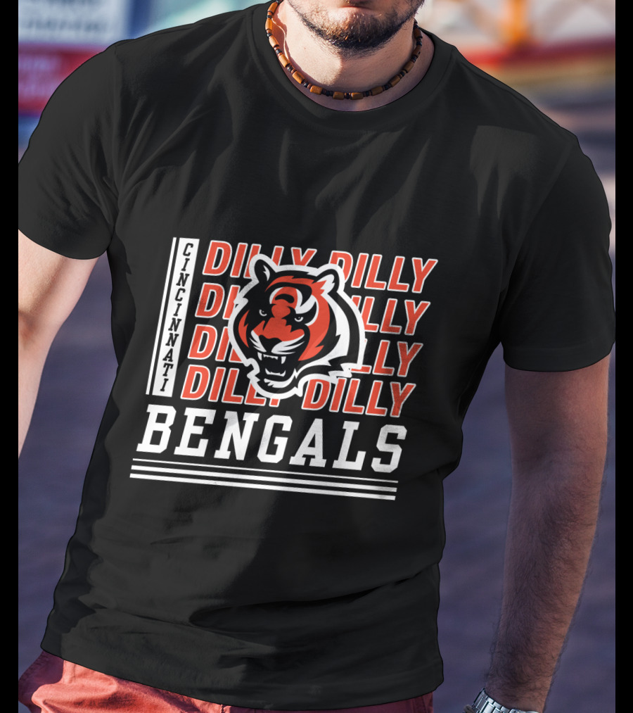 Cincinnati Bengals Dilly Dilly Tiger T-Shirt