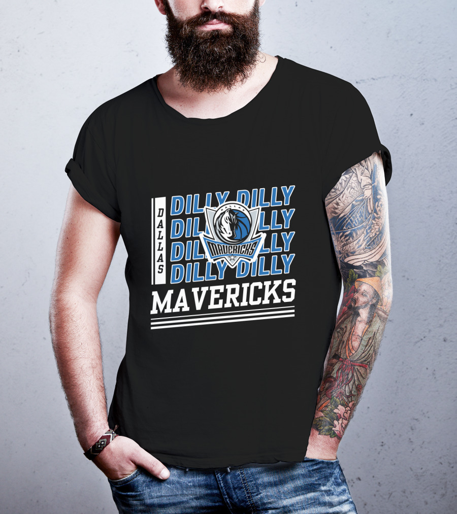 Dallas Mavericks Dilly Dilly Bud Light Mavericks Basketball Fan Gear T-Shirt