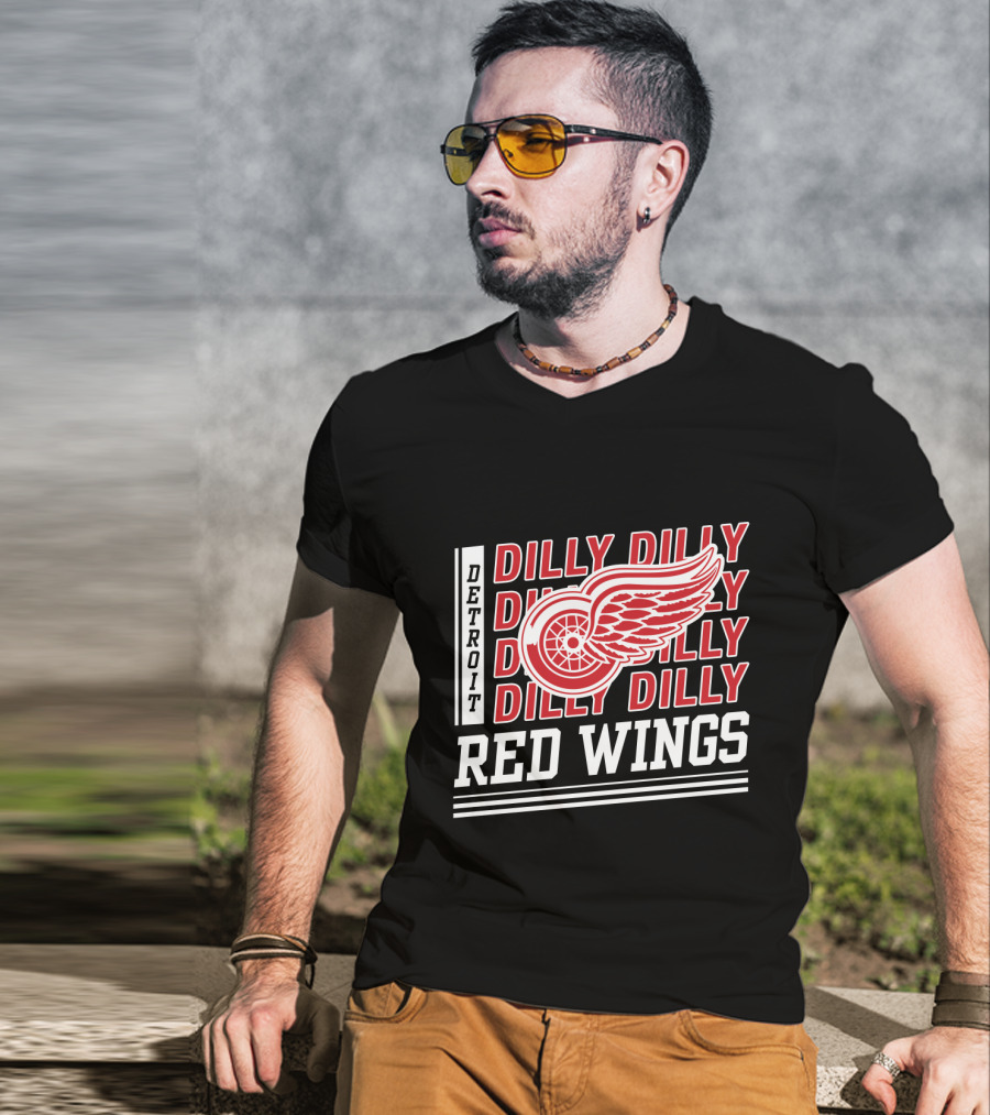 Detroit Red Wings Dilly Dilly Red Wings T-Shirt