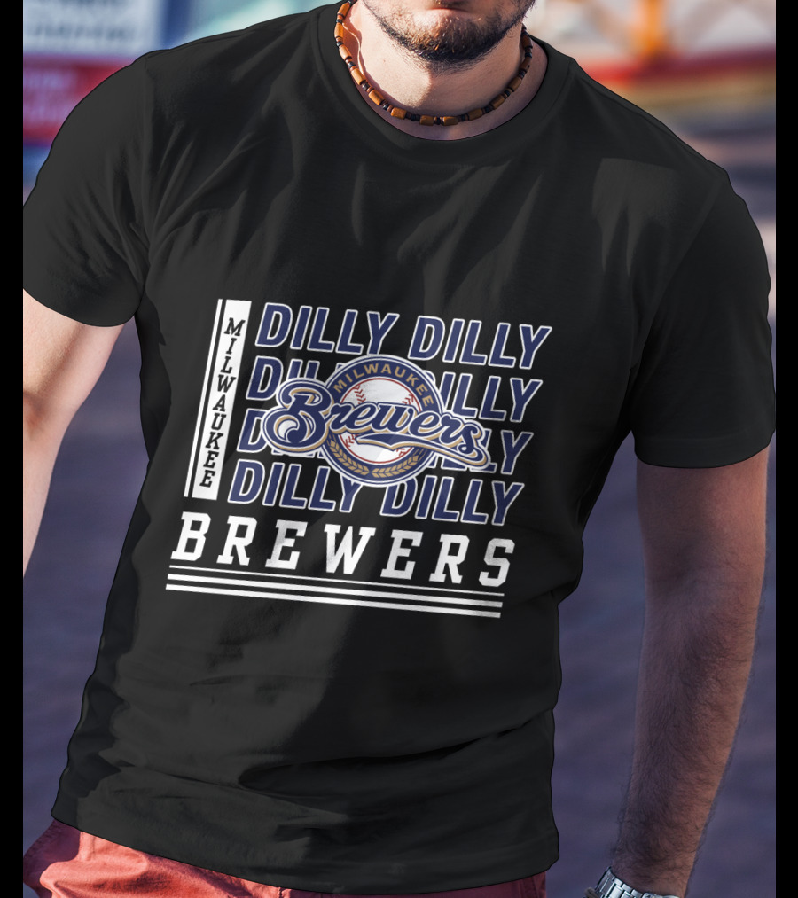 Milwaukee Brewers Dilly Dilly Baseball T-Shirt