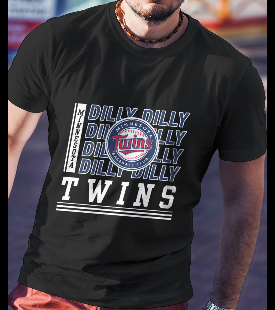 Minnesota Twins Baseball Club Dilly Dilly Repeat T-Shirt