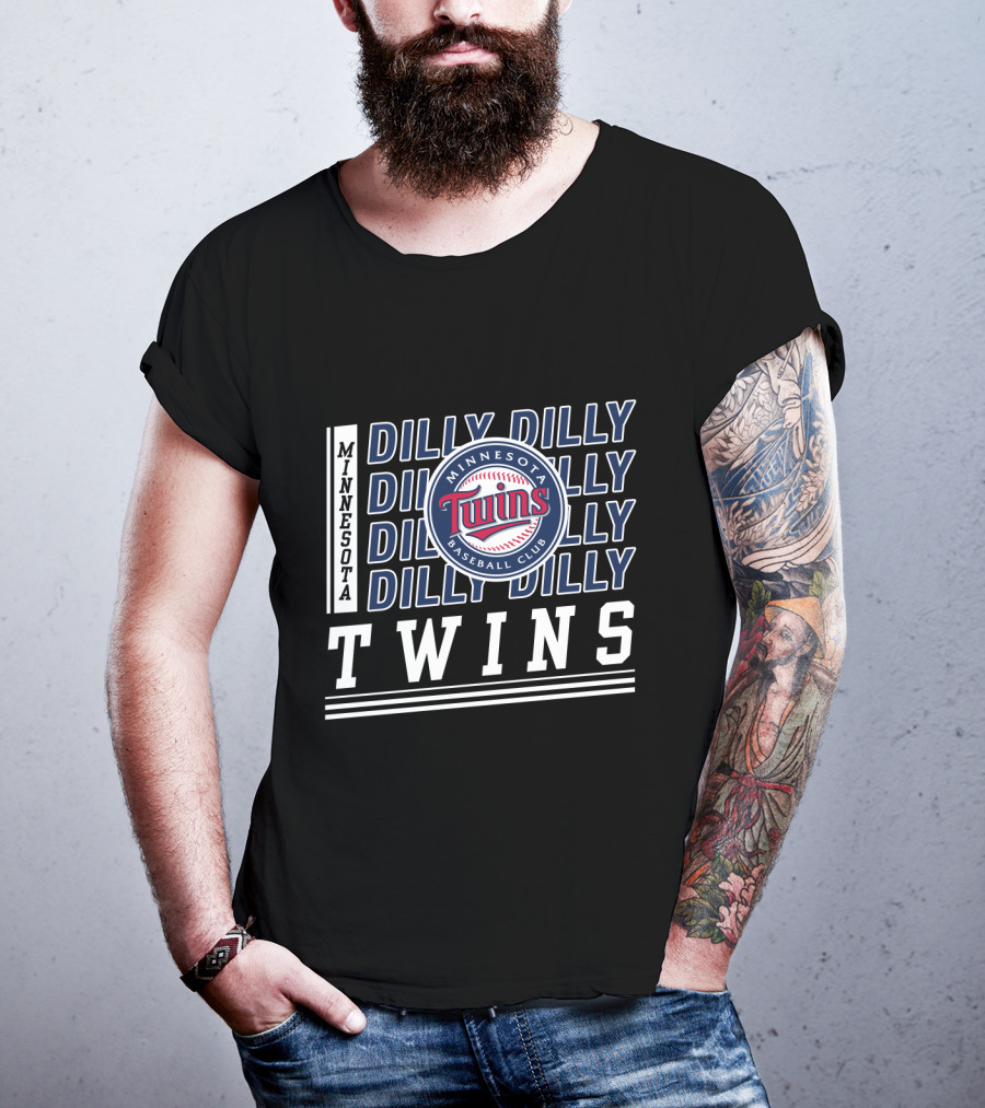 Minnesota Twins Baseball Club Dilly Dilly Repeat T-Shirt