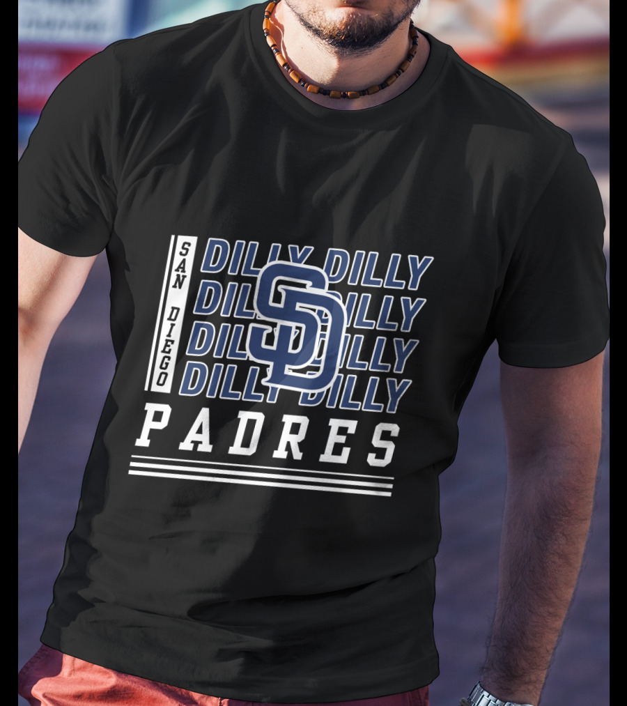 San Diego Padres Dilly Dilly SD Logo Baseball Fan T-Shirt