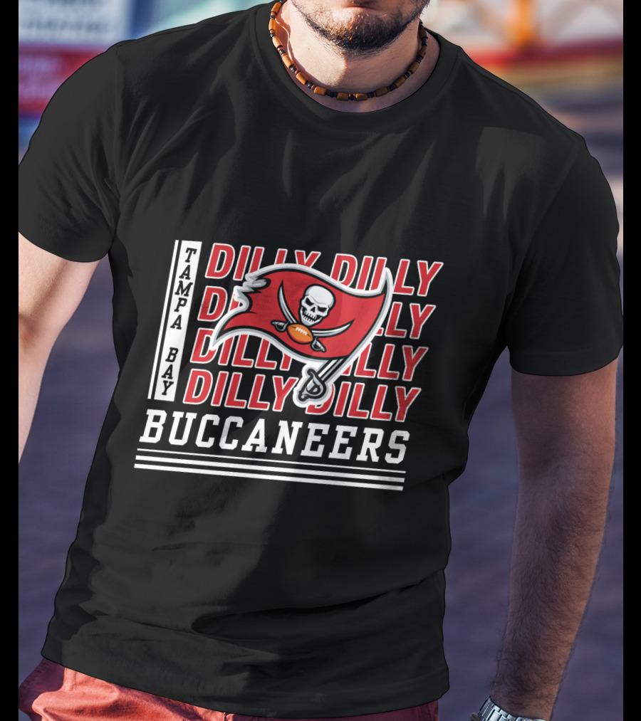 Tampa Bay Buccaneers Dilly Dilly Bud Light Football Celebration Banner T-Shirt