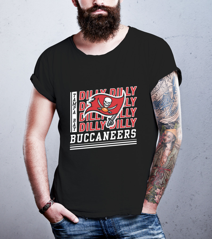 Tampa Bay Buccaneers Dilly Dilly Bud Light Football Celebration Banner T-Shirt